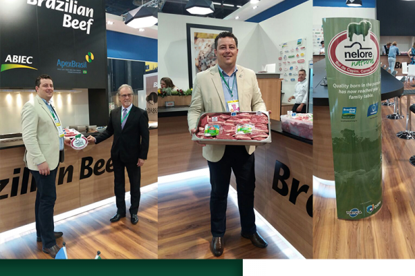 Nelore esteve presente na Sial Paris, a maior feira de alimentos do mundo