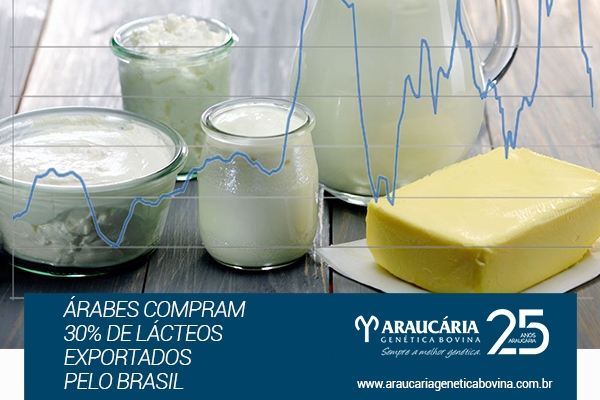 Árabes compram 30% de lácteos exportados pelo Brasil