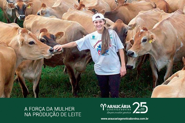 A força da mulher na produção de Leite