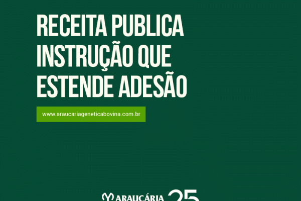 Receita publica instrução que estende adesão ao Refis do Funrural até 30 de abril