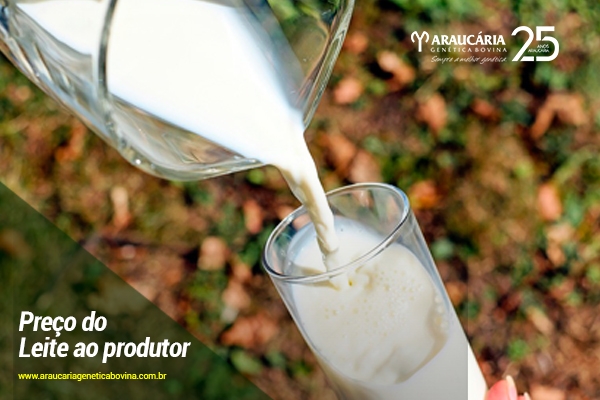 Preço do leite ao produtor  