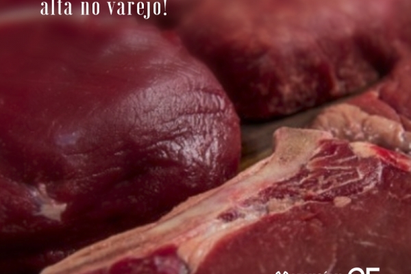 Carne bovina emplaca 3ª semana seguida de alta no varejo