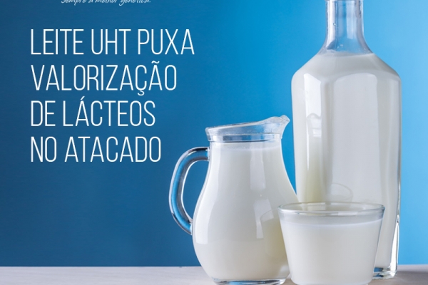 Leite UHT puxa valorização de lácteos no atacado