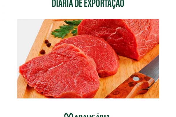 Carne bovina: média diária exportada cresceu 39,2% em maio, na comparação anual