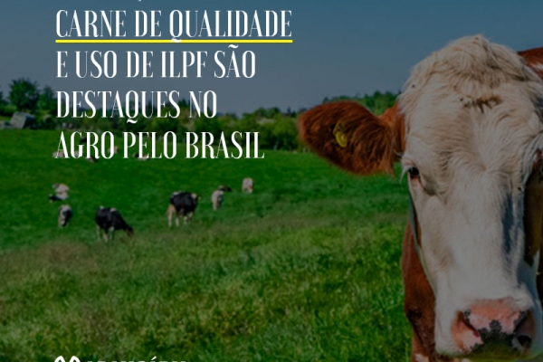 Produção de carne de qualidade e uso de ILPF são destaques no Agro pelo Brasil